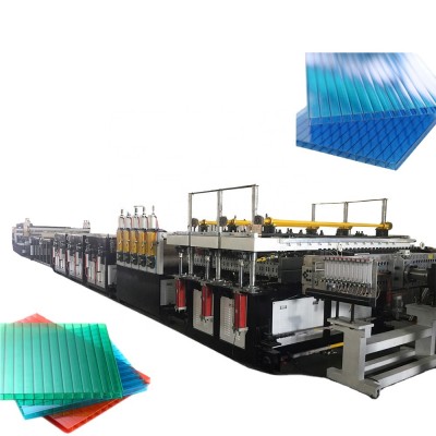 1220-2440mm Plastic Polypropylene corrugated hollow grid sheet making plant