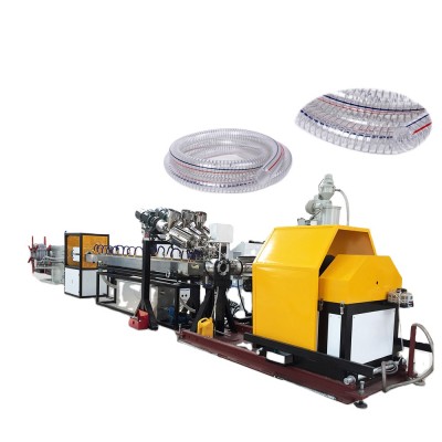 Heavy Duty Anti-Corrosion PVC Steel wire Reinforced Water Hose Extrusion Machine Line