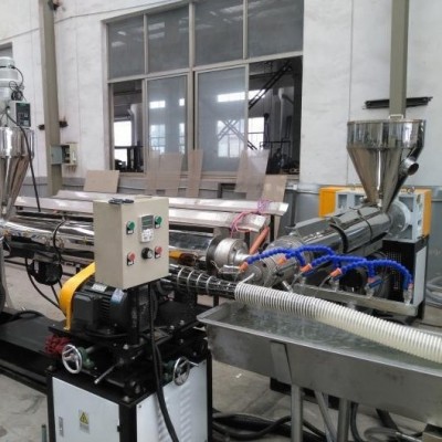 Reinforced PVC Spiral Extension Retractable Suction Hose Extrusion making Machine Line