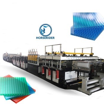 1220-2440mm width of PP PC Hollow Grid Board Production machine plant